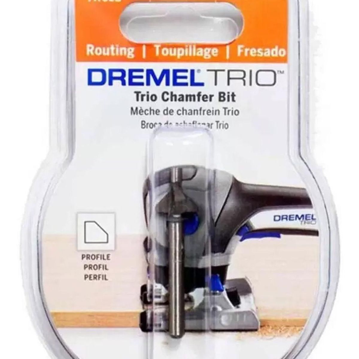 DREMEL - Fresa 18 Borde Chaflan Dremel TR618