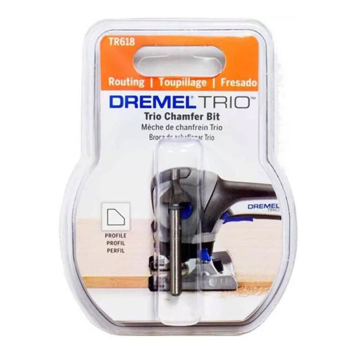 DREMEL - Fresa 18 Borde Chaflan Dremel TR618