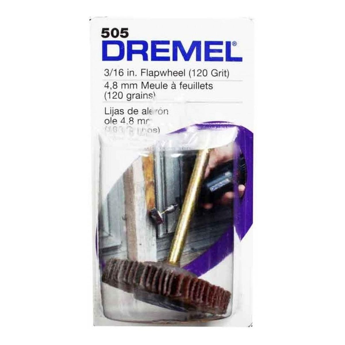 DREMEL - Disco de Lija Grano 120 de 3/16" Dremel 505
