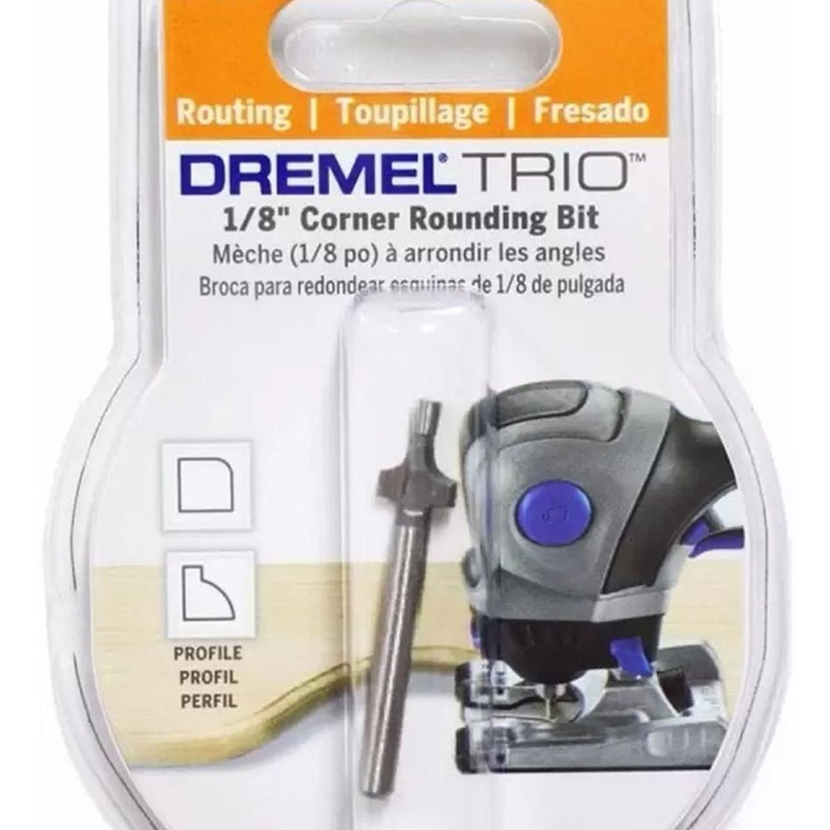 DREMEL - Fresa para Redondear Esquinas 18 Dremel TR615