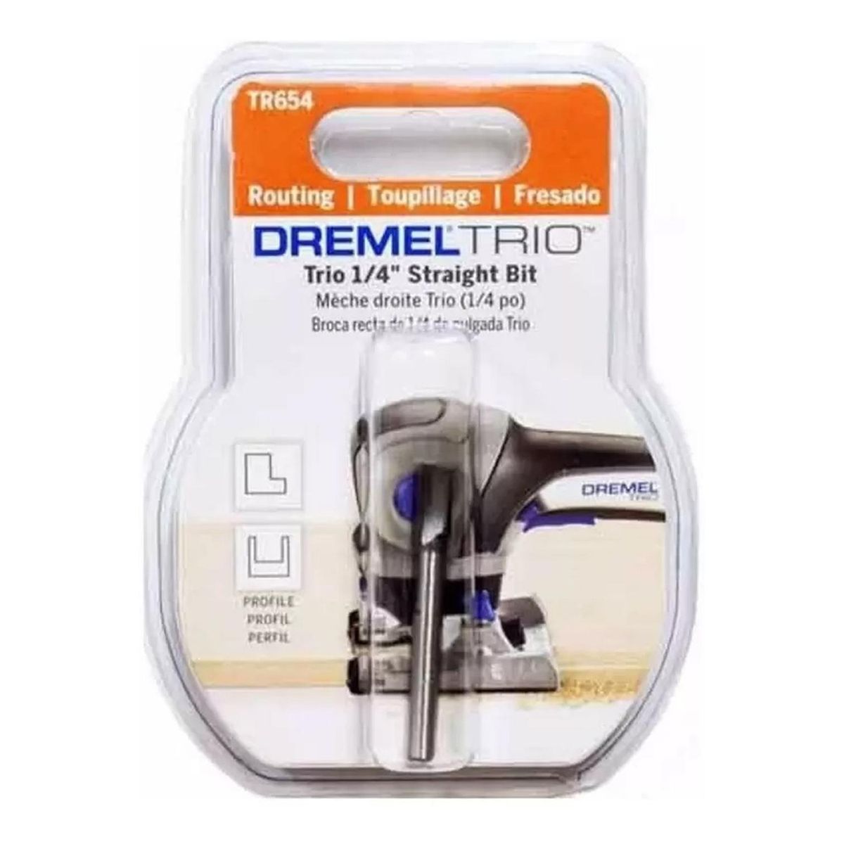 DREMEL - Fresa 14 Cortes Rectos Dremel TR654