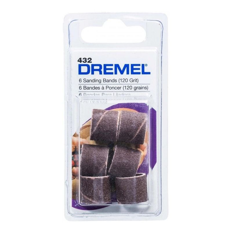DREMEL - Banda de Lija 1/2" Grano 120 x 6 Unidades Dremel 432