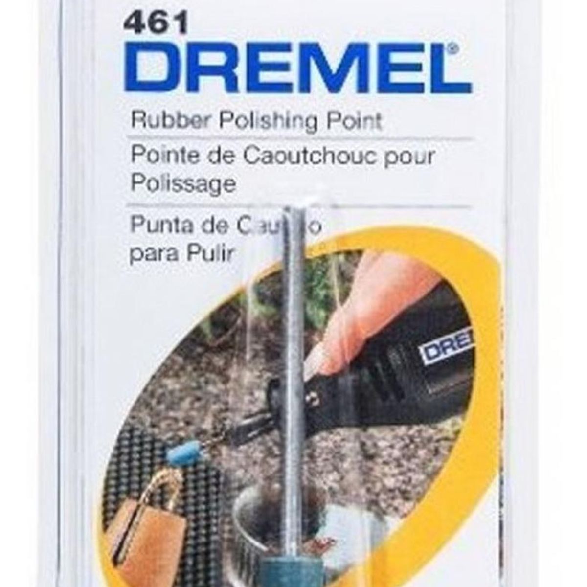 DREMEL - Punta de Caucho Cilíndrica 1/4" Dremel 461