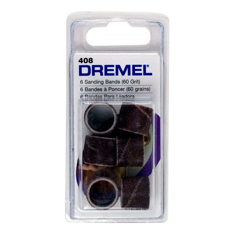 DREMEL - Banda de Lija 1/2" Grano 60 x 6 Unidades Dremel 408