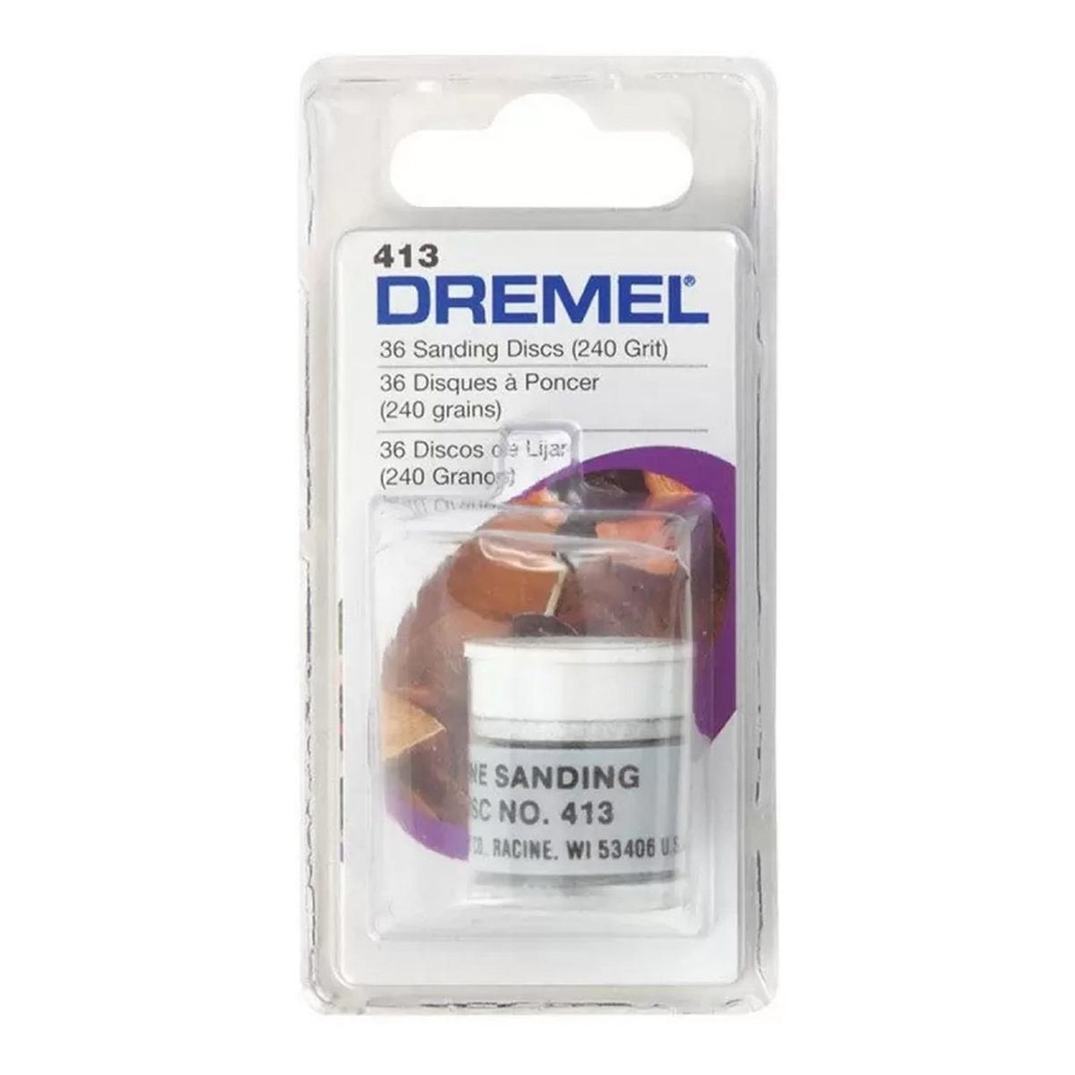 DREMEL - Discos De Lija Grano 240 3/4 X 36 Unidades Dremel 413