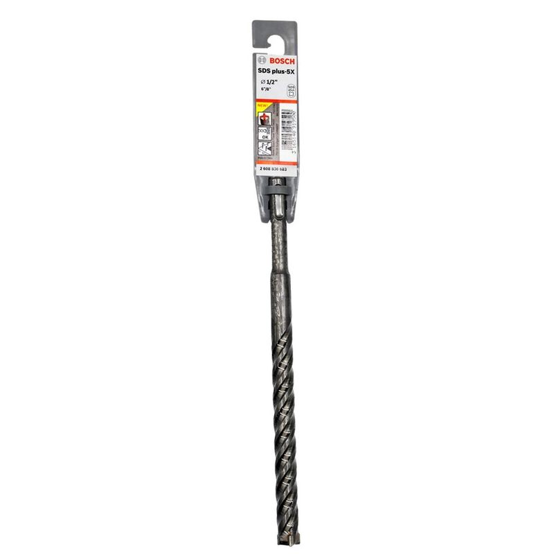 BOSCH - Broca SDS Plus 5X 12x6x8 Bosch 2608836683-000