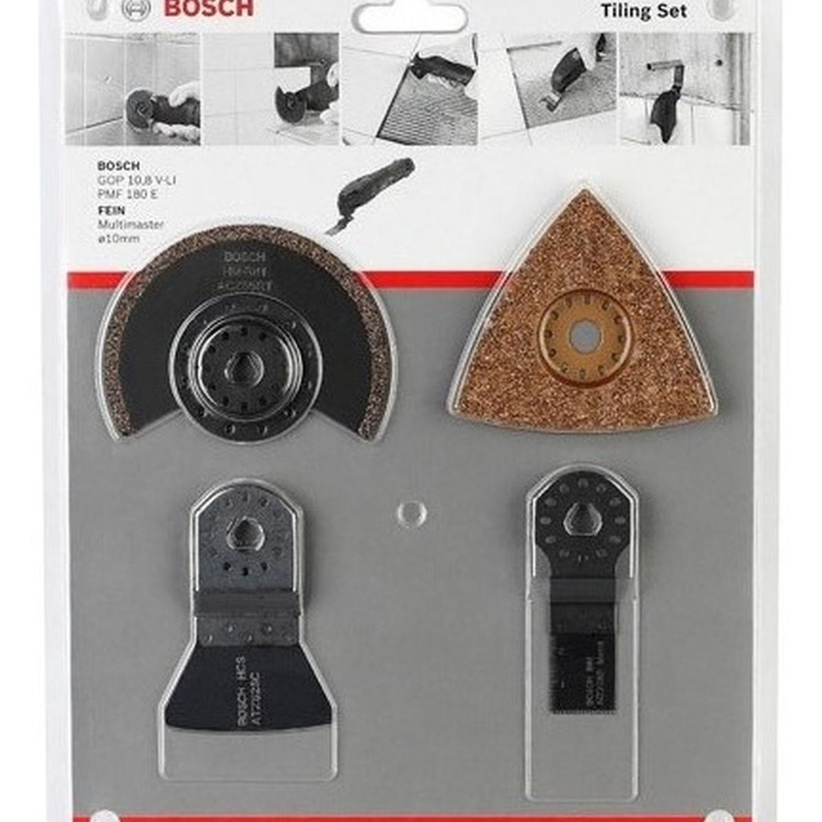 BOSCH - Set de 4 pzas p/ Retiro de Mayolica Bosch 2608.661.695-000