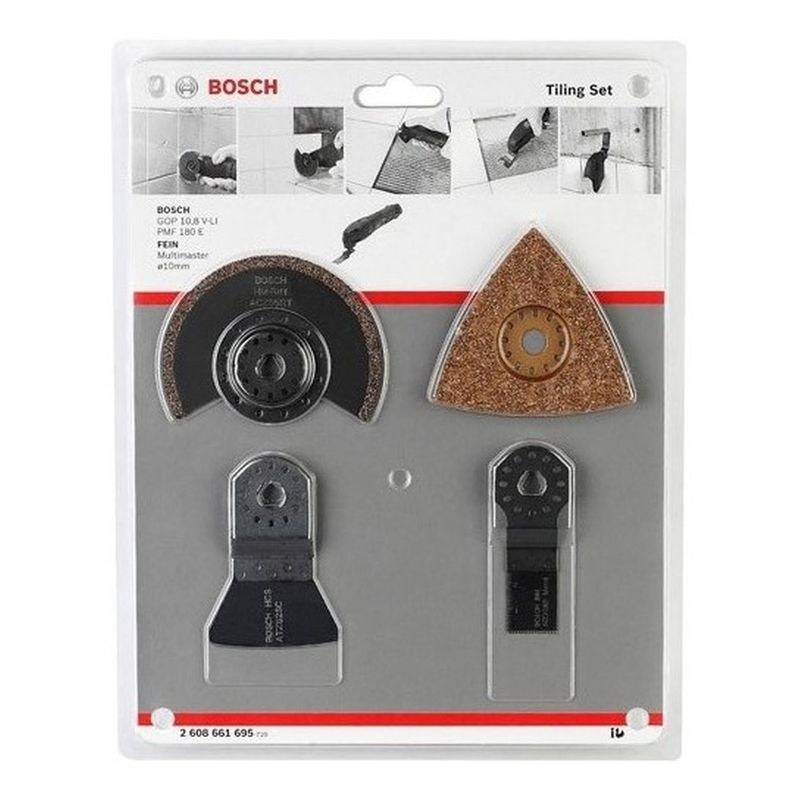 BOSCH - Set de 4 pzas p/ Retiro de Mayolica Bosch 2608.661.695-000