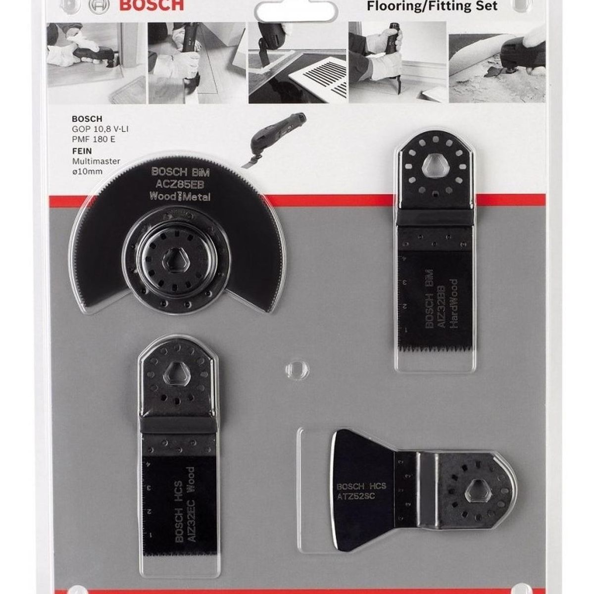 BOSCH - Set 4pzas P/acond.pisos Bosch
