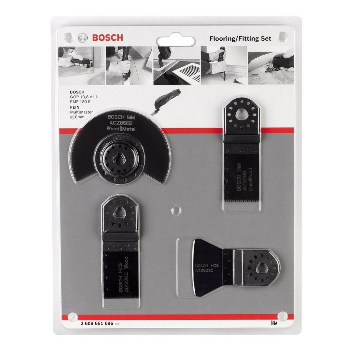 BOSCH - Set 4pzas P/acond.pisos Bosch