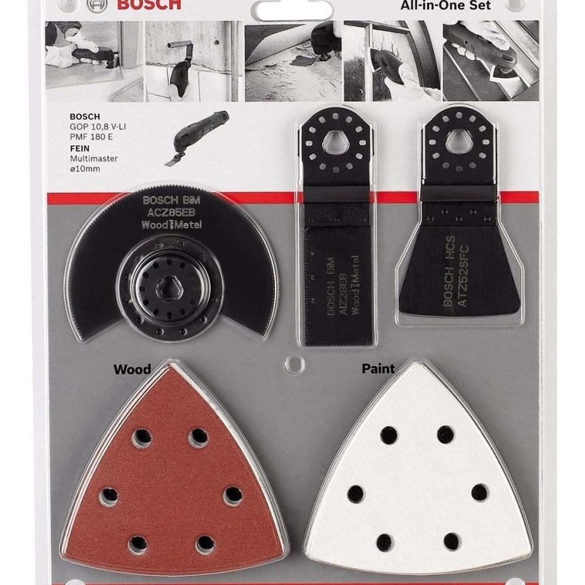 BOSCH - Set de Accesorios para Multitool Todo en Uno Bosch 2608661694-000