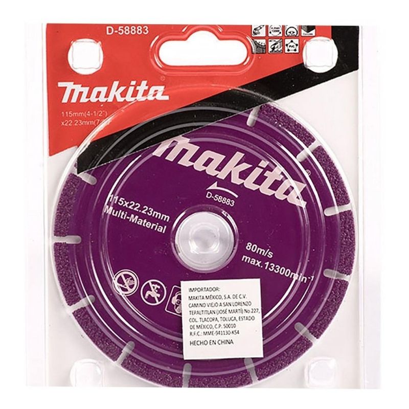 MAKITA - Disco Diamantado 4 1/2" x 7/8" Makita D-58883