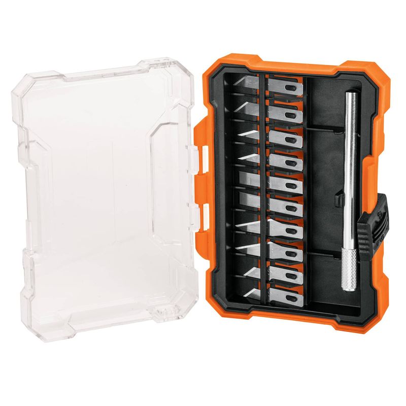 TRUPER - Juego de cuchillas con 11 piezas en estuche, Truper 17512