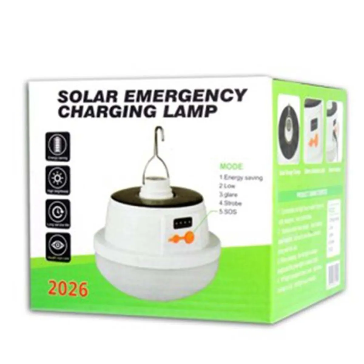 GENERICO - Foco Lampara Luz Led Recargable Usb Portátil Exterior 2026 50w