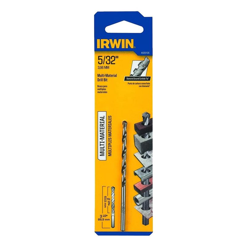 IRWIN - Broca Multi-material 5/32 X 1 1/2 X 3 1/2 Irwin 4935106