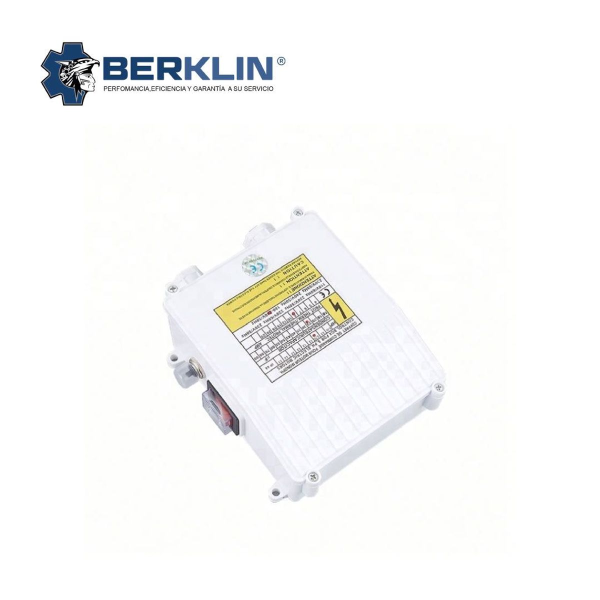 BERKLIN - CAJA DE CONTROL PARA BOMBA TIPO LAPICERO DE 3HP