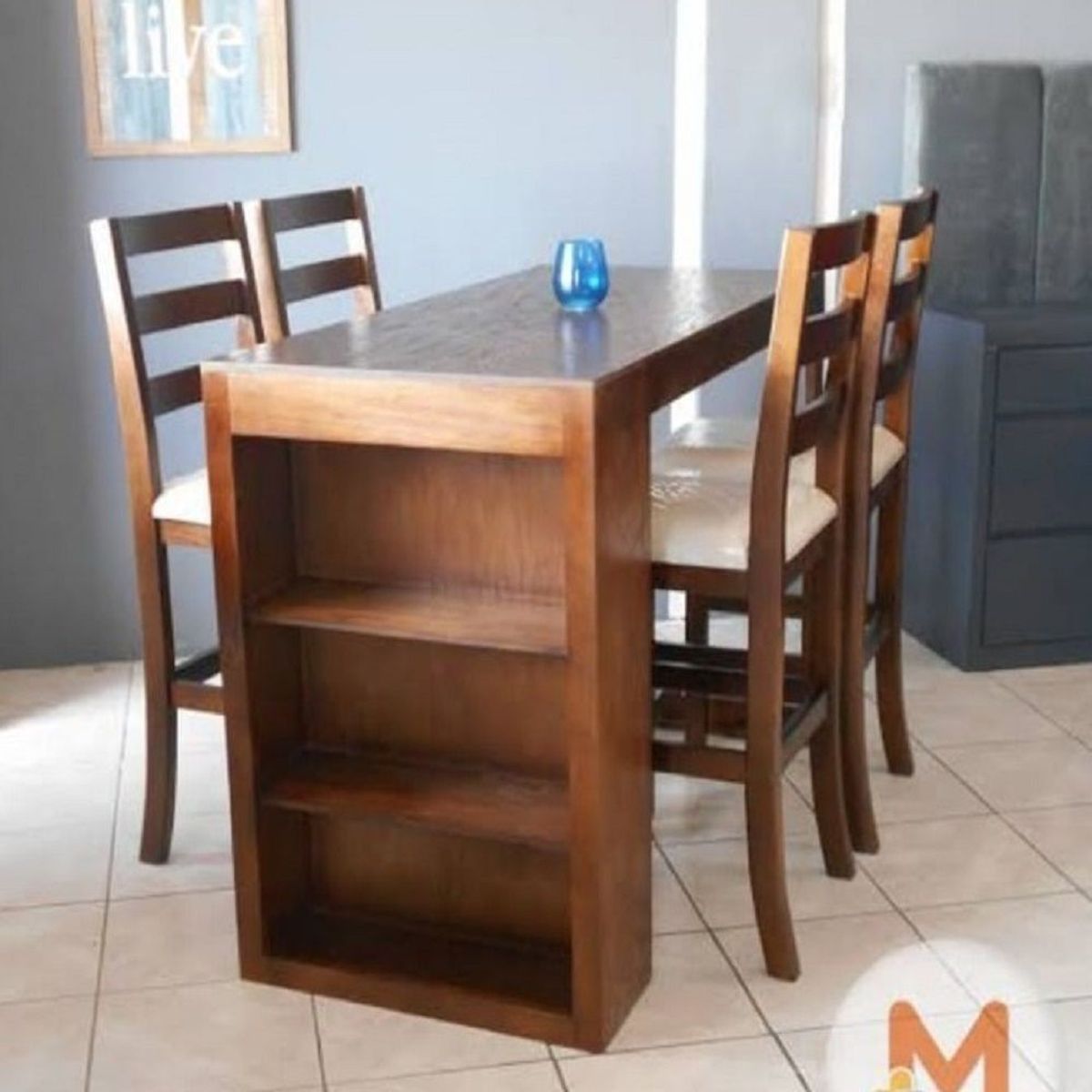 MOBILIARI - Comedor Bar 4 Sillas Roques