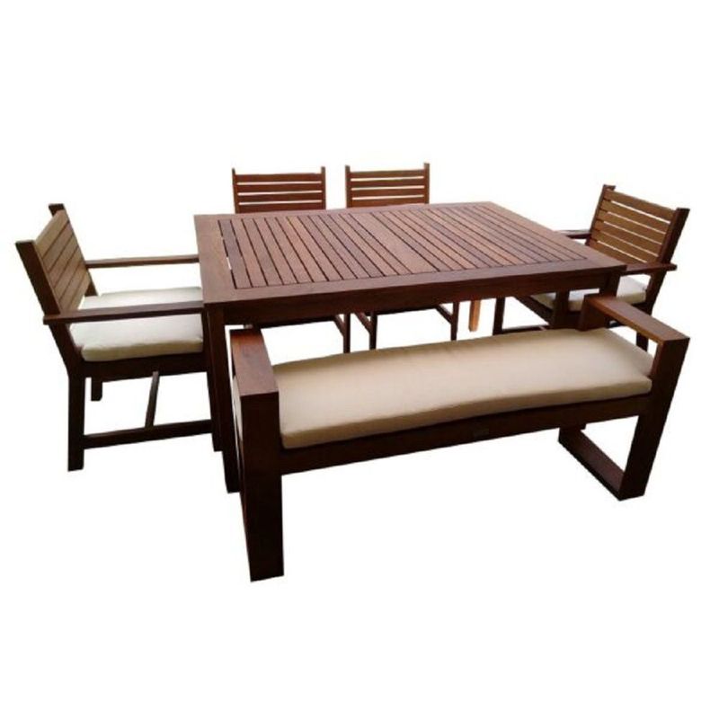 MOBILIARI - MP Comedor Caitlyn 4 Sillas + Banqueta