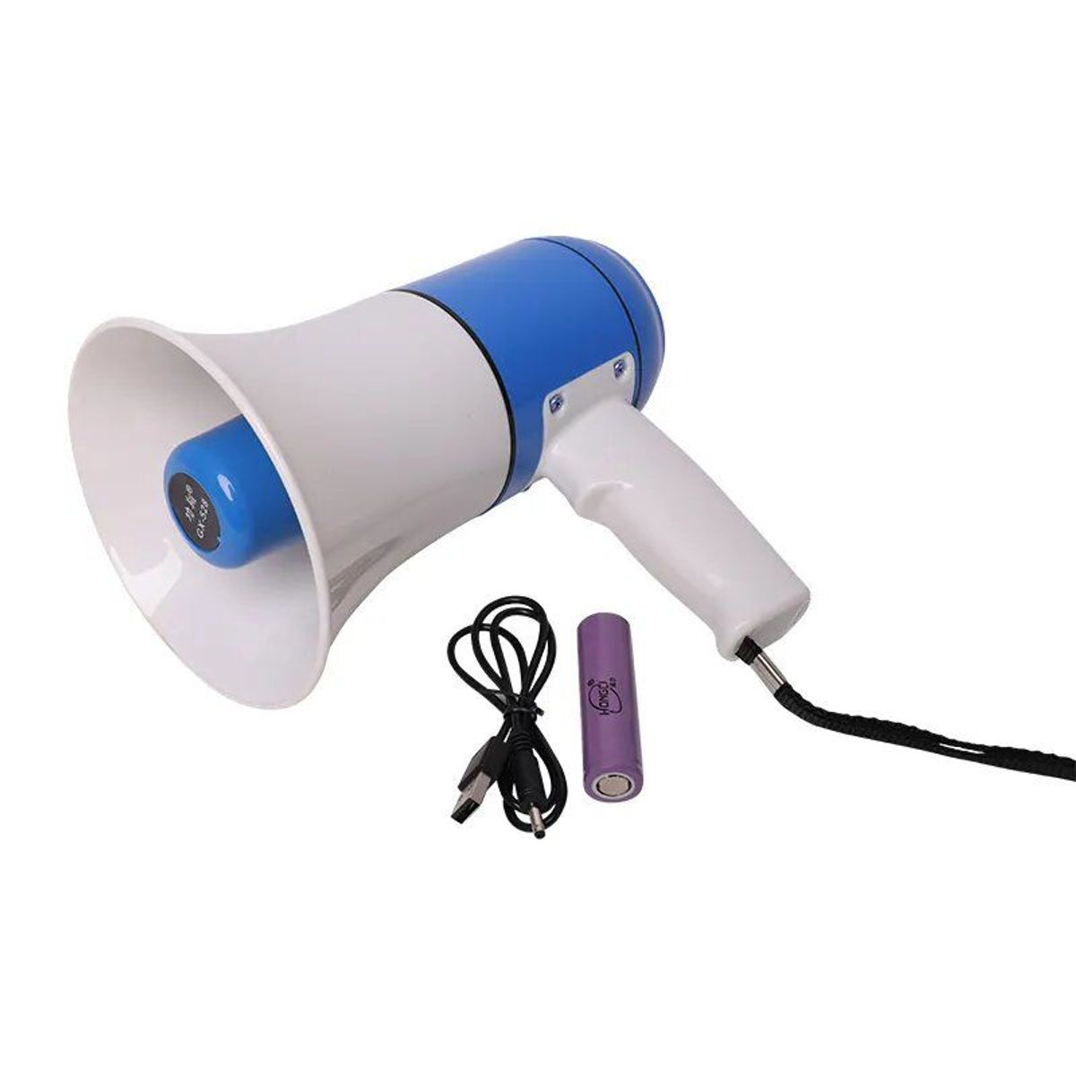 GENERICO - MEGAFONO 40W SIRENA GRABADOR DE VOZ USB BLUETOOTH