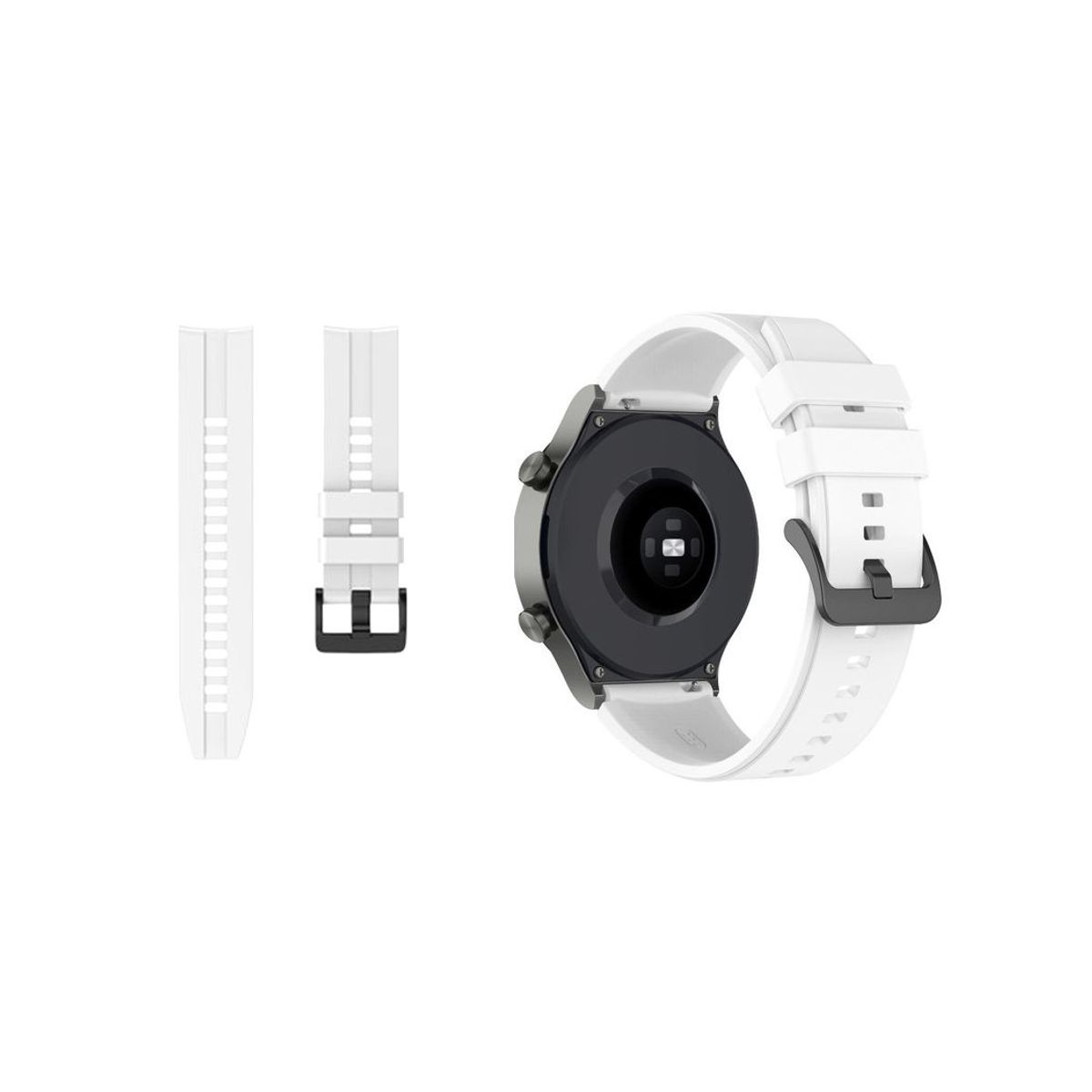 GENERICO - Correa de Silicona Para Huawei GT2 46MM Blanco