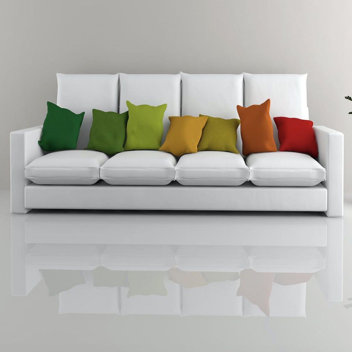 DMUEBLES - Sofa 4 Cuerpos Jonne Blanco