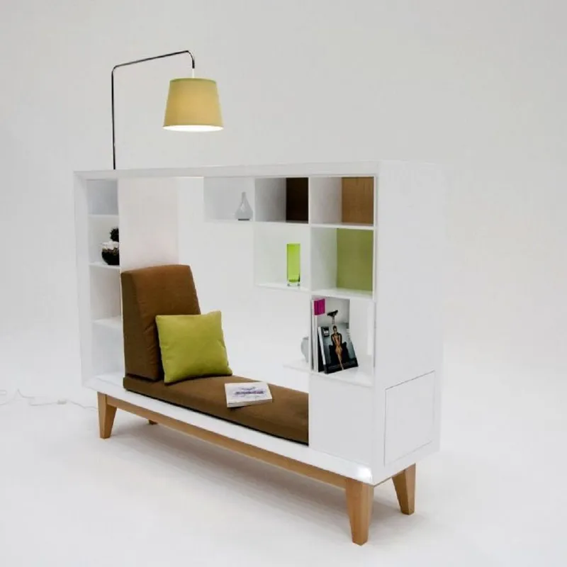 DMUEBLES - Chaise Longue Biblioteca Cammy Blanco