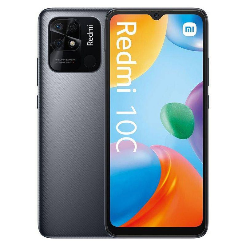 REDMI - Celular Xiaomi REDMI 10C 4GB 128GB GREY
