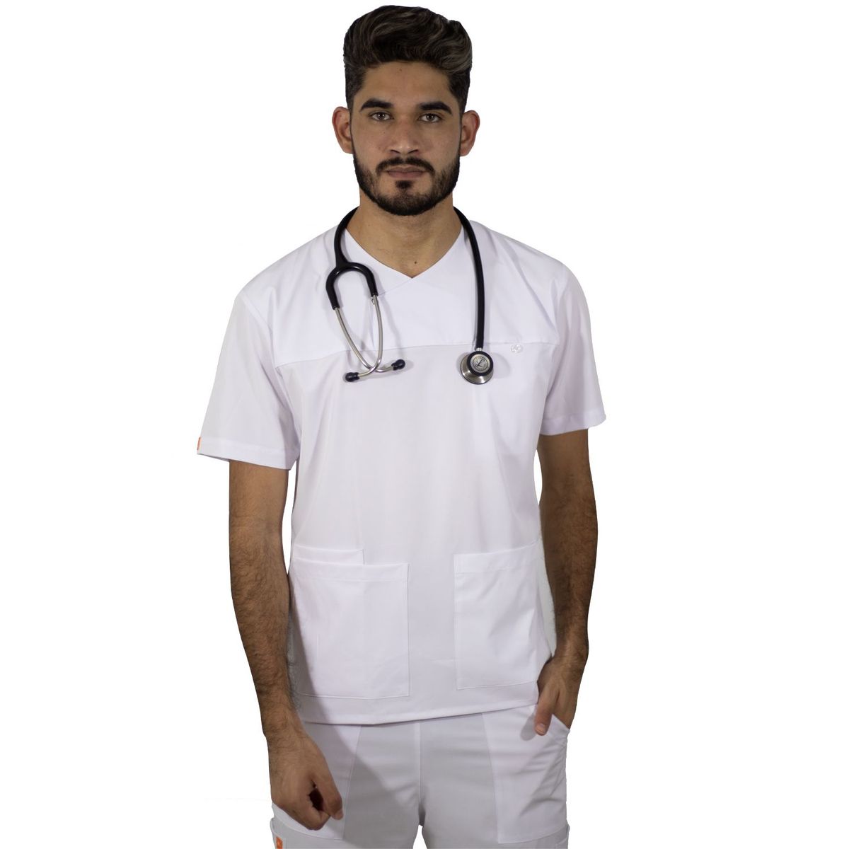 TWELVE - Twelve - scrub camisero - blanco