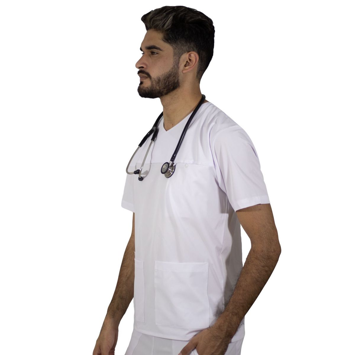 TWELVE - Twelve - scrub camisero - blanco