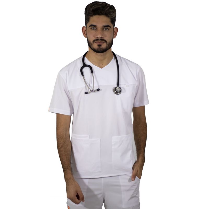 TWELVE - Twelve - scrub camisero - blanco