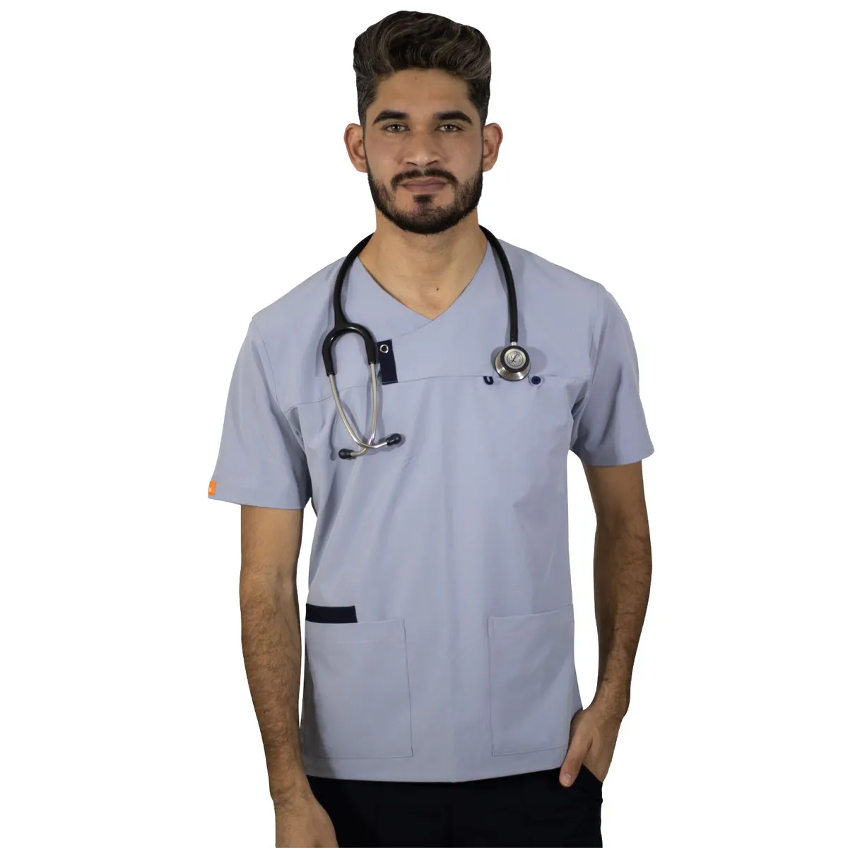 TWELVE - Twelve - scrub camisero - plomo plata azul marino