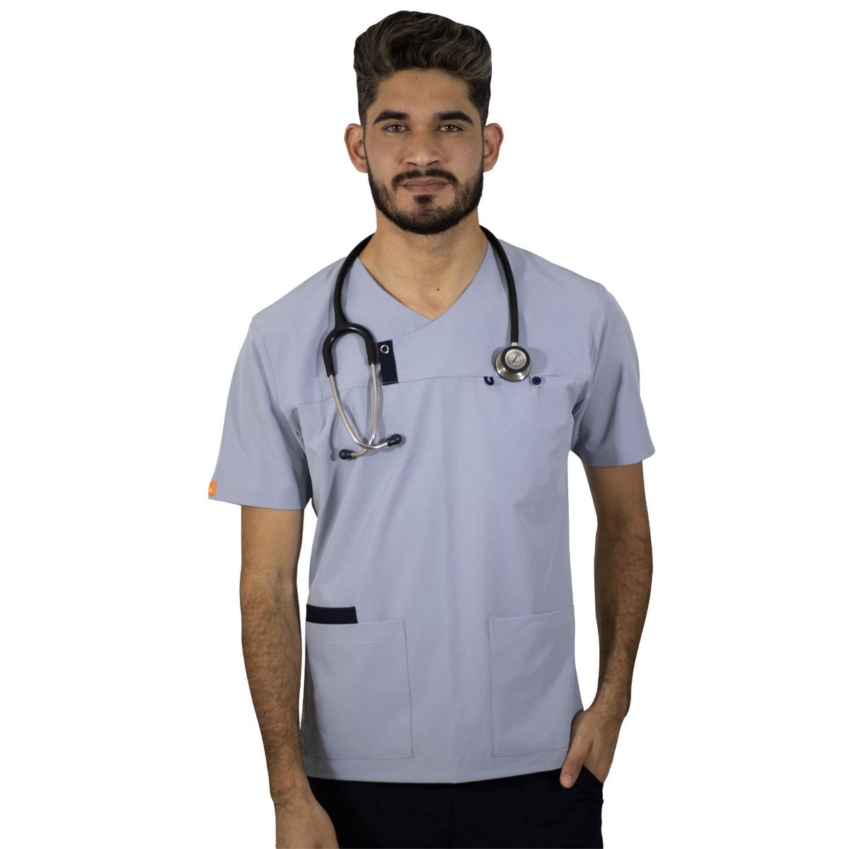 TWELVE - Twelve - scrub camisero - plomo plata azul marino