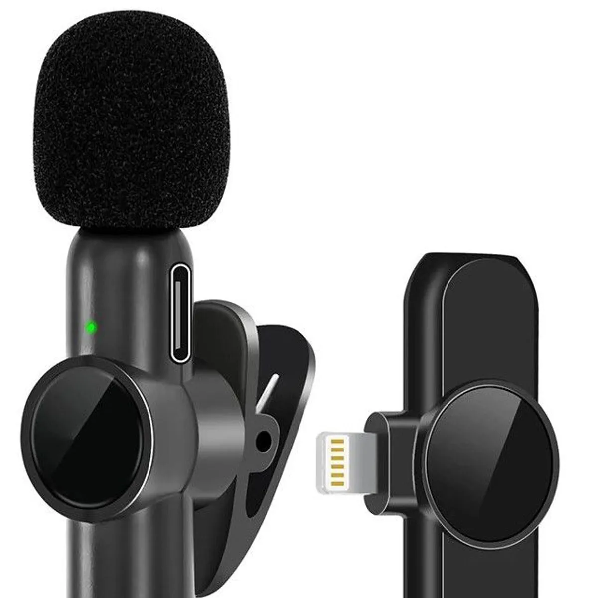 CAFINI - MICROFONO INALAMBRICO SOLAPERO PECHERO PARA CELULAR IPHONE