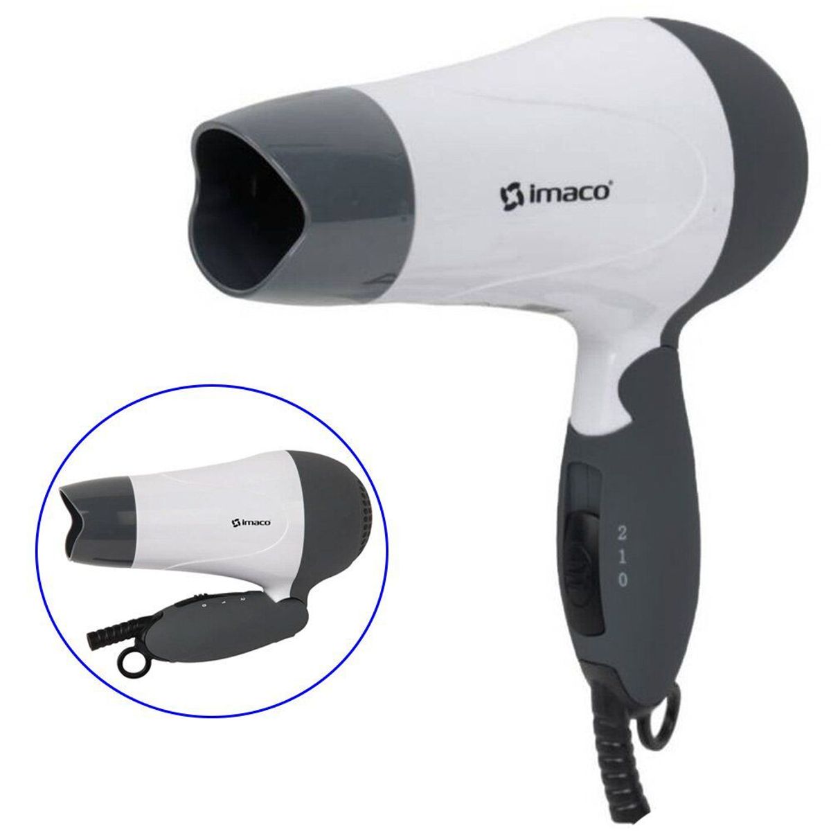 IMACO - Secadora de Cabello HD1000.