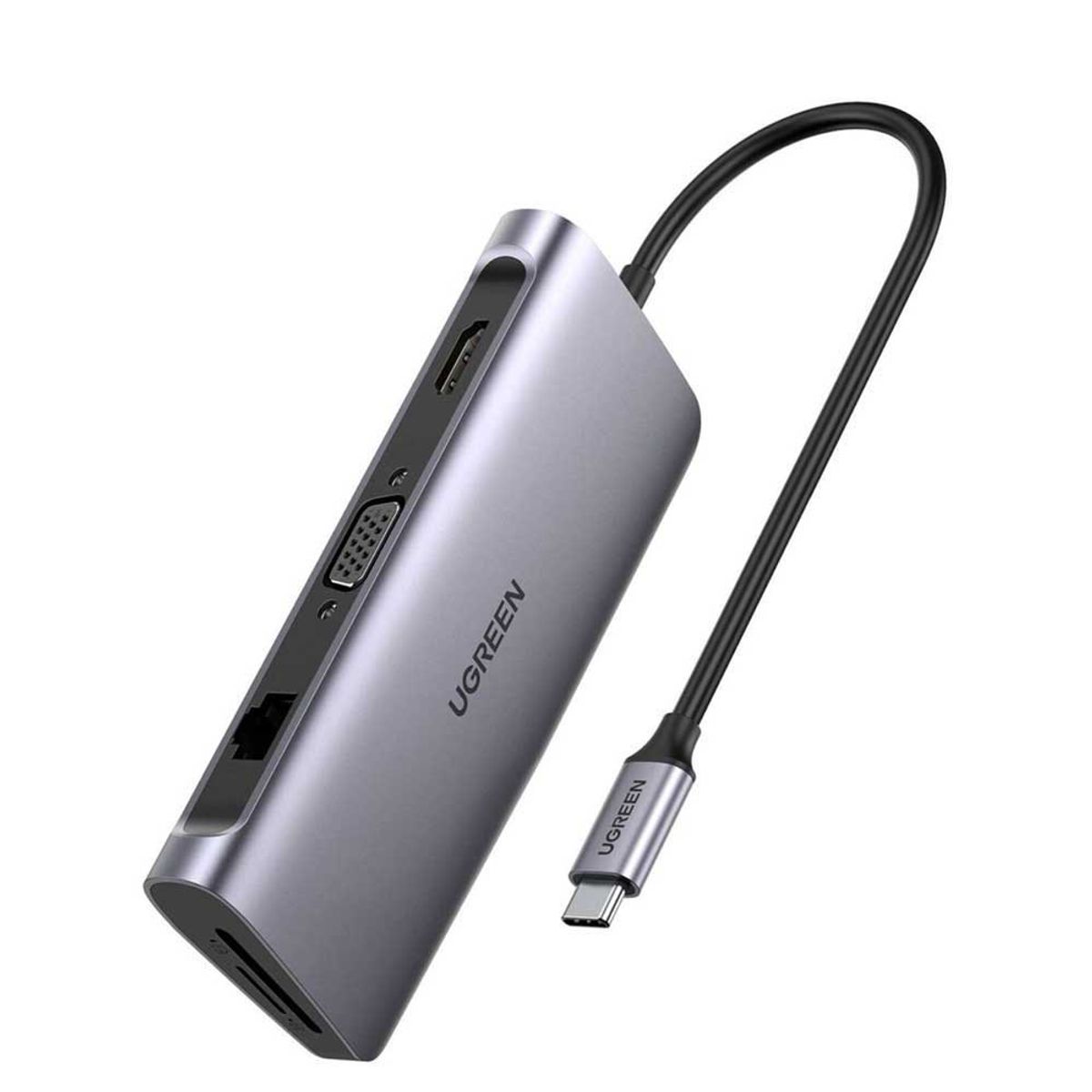 UGREEN - Adaptador Ugreen 9 en 1 USB  Tipo c Hdmi  Vga Red  Macbook