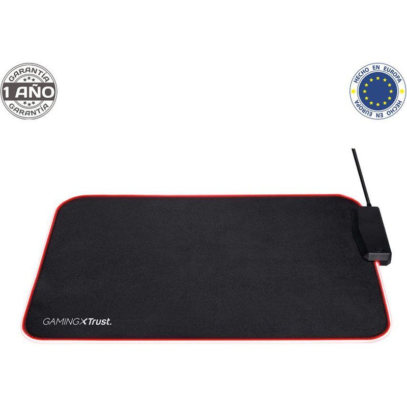 TRUST - Mousepad Gamer RGB con Hub 4 Puertos USB TRUST modelo GXT765