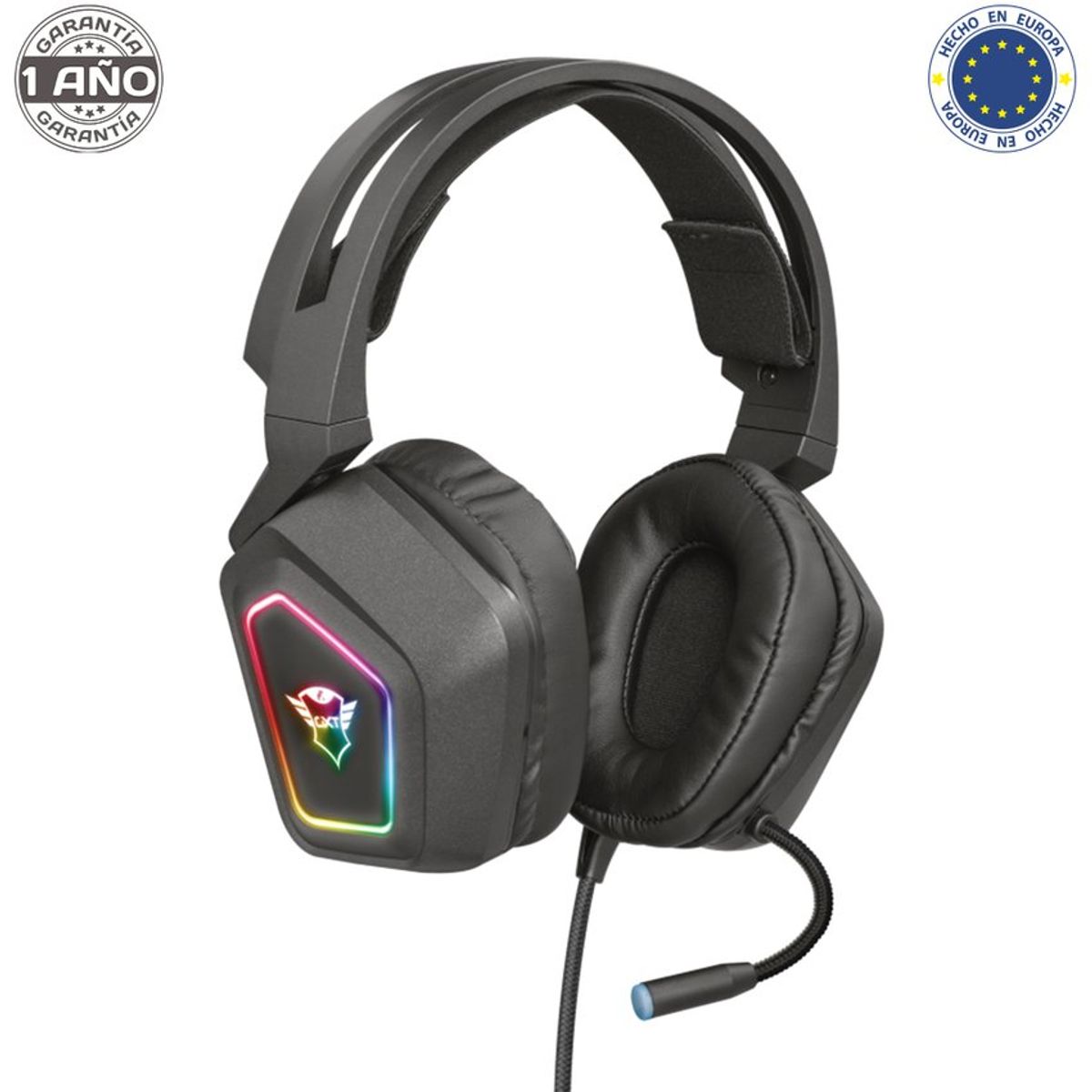 TRUST - Audífonos Gamer Blizz RGB 7.1 GXT 450 marca TRUST