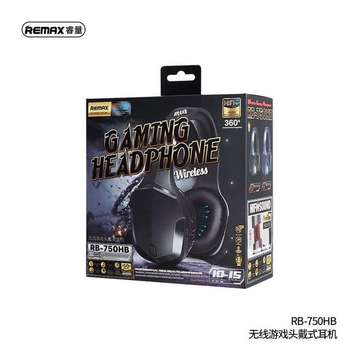 REMAX - Audifono bluetooth 5.0 remax rb-750hb radio fm 3.5mm micro sd