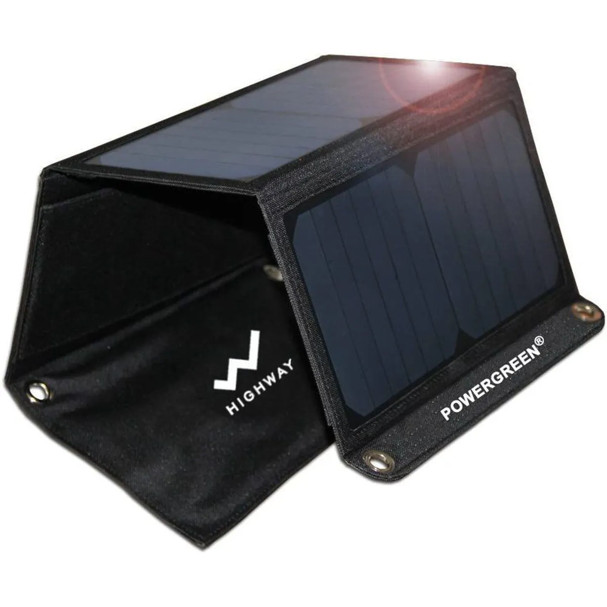 GENERICO - Panel  solar portatil plegable 21w dos puertos usb