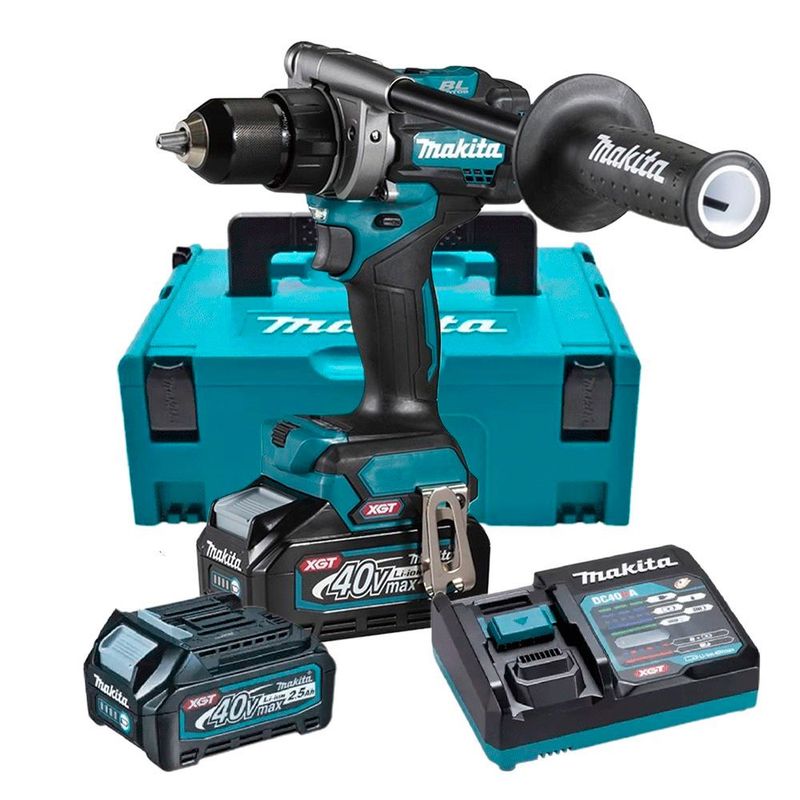 MAKITA - Taladro Atornillador XGT 40V 140-68nm BL XPT 2 x 4.0Ah