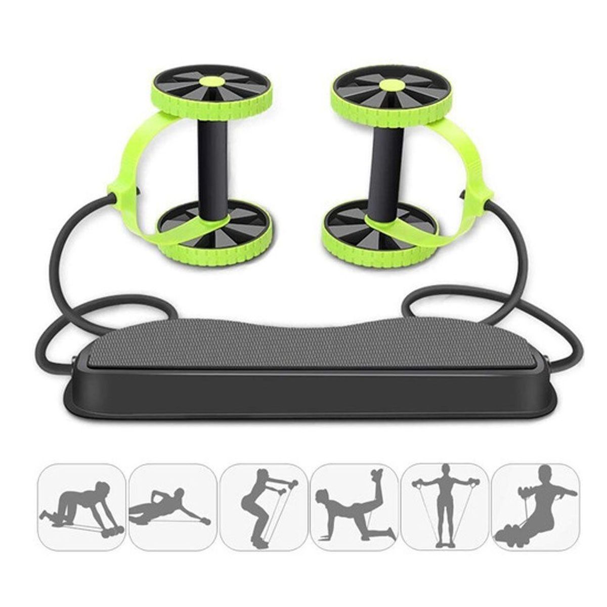 GENERICO - Rueda Abdominal de Rebote 6 Niveles de Training