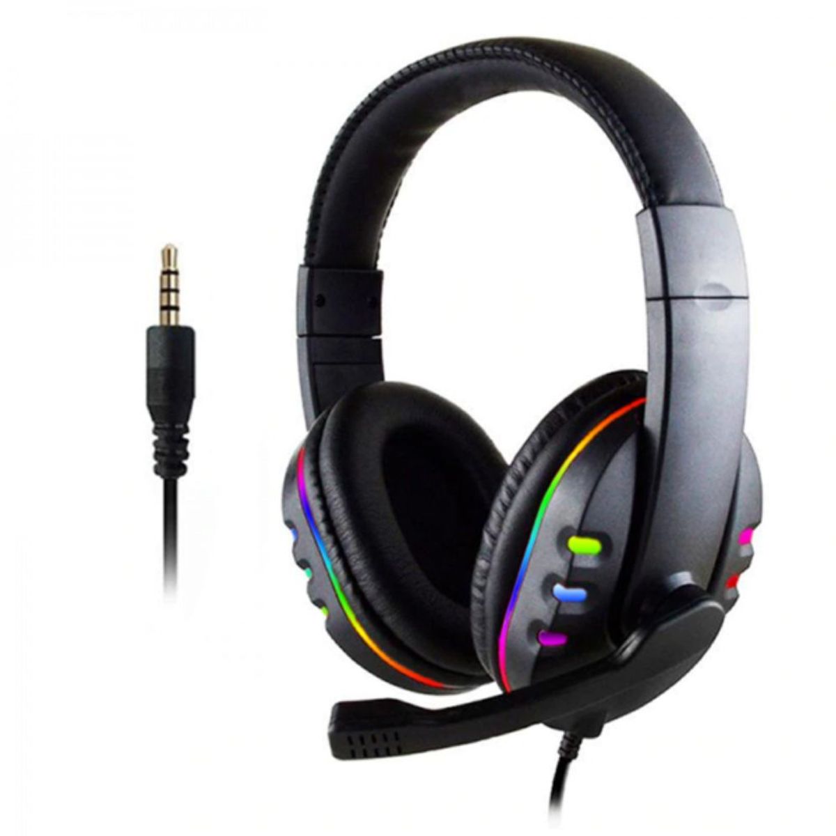 GENERICO - Audífonos Gamer K5 Pro Diadema Micrófono Control Volumen RGB