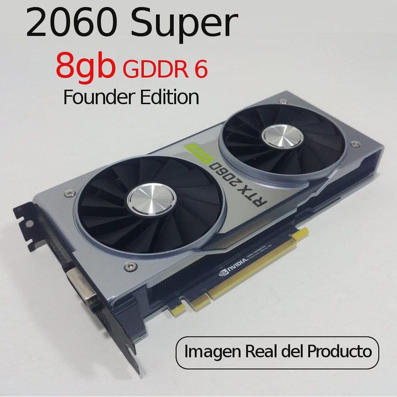 NVIDIA - Tarjeta video nvidia rtx 2060 super 8gb gddr6>>1660 rtx 2070.