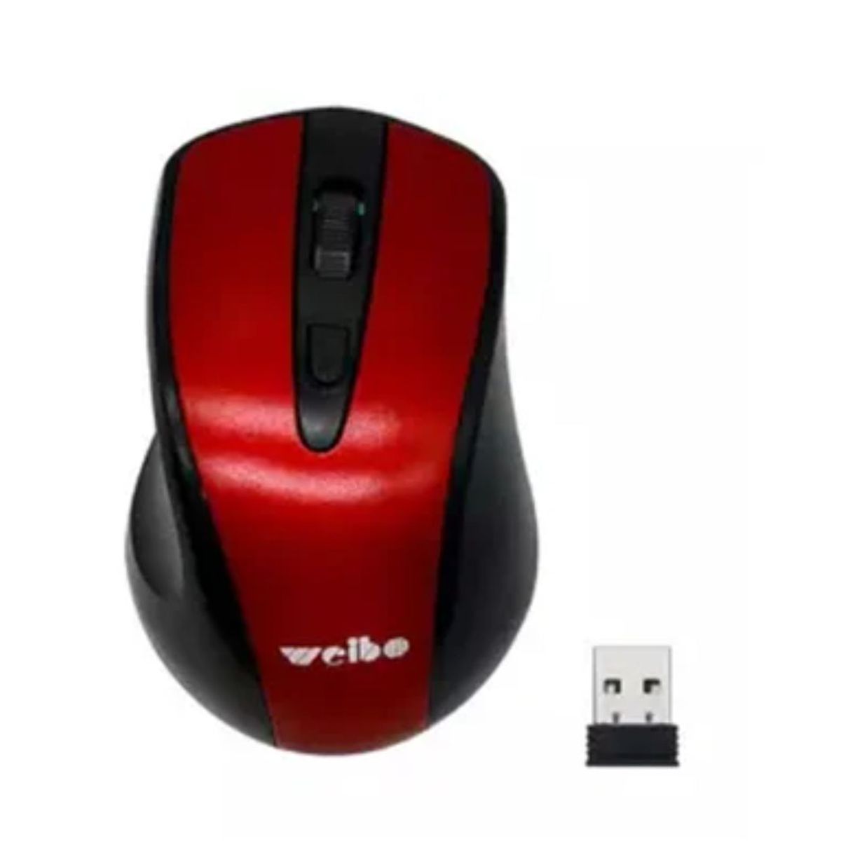 GENERICO - Mouse Óptico Inalámbrico Usb Weibo 2.4 Ghz Wireless - Negro