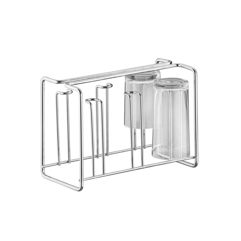 FUTURE - Soporte para vasos acero Future Attuale plata