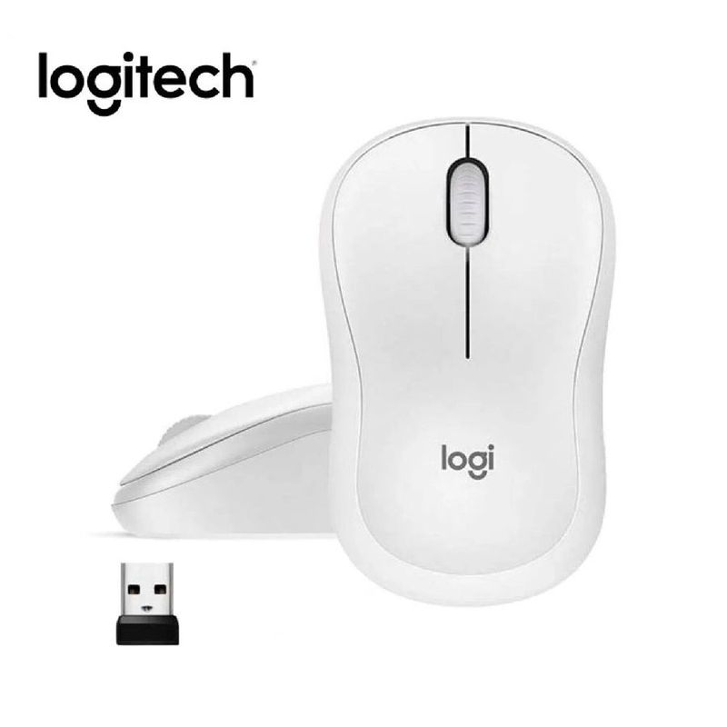 LOGITECH - Mouse Inalámbrico Logitech Silent M220 18 meses de bateria Blanco