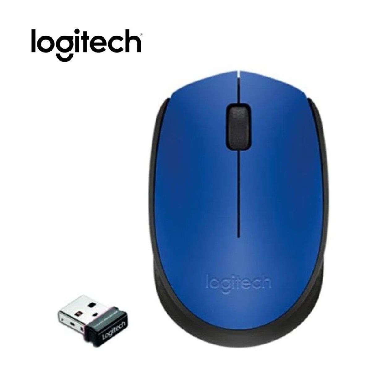 LOGITECH - Mouse Inalámbrico Logitech M170 Azul