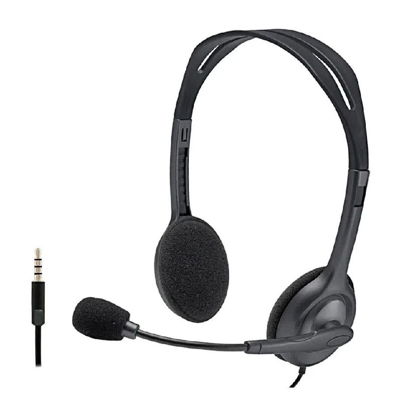 LOGITECH - Audifono para PC Logitech H111 Stereo con microfono