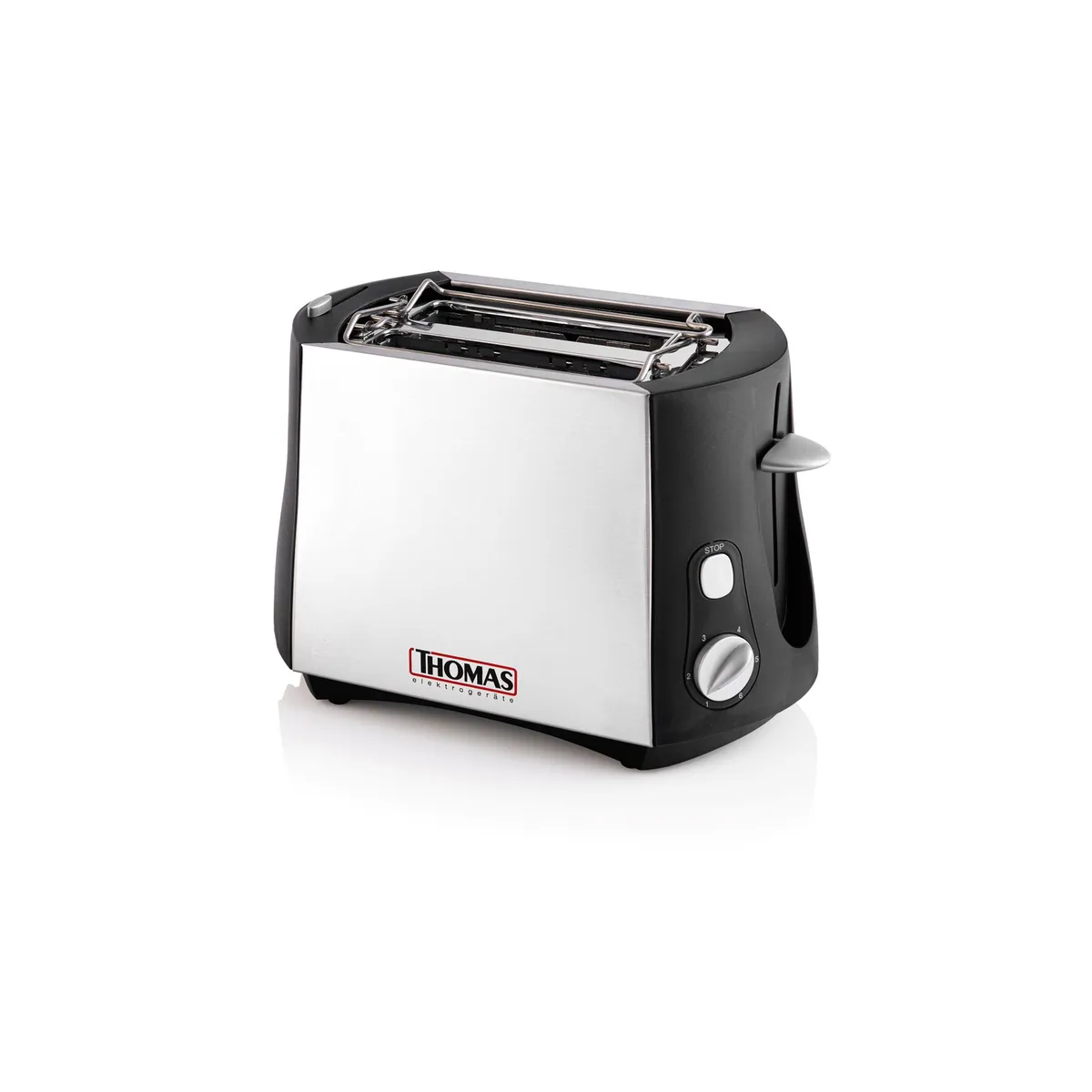 THOMAS - Tostadora Th 120 800w 6 Niveles De Tostado Todo Tipo De Pan THOMAS