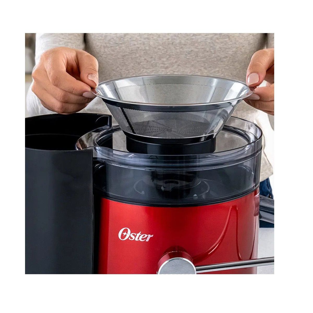 OSTER - Extractor de jugos 600W Rojo FPSTJE320R
